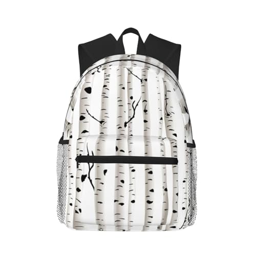 Sac à dos travail et ordinateur portable imprimé bouleau : finis les chocs