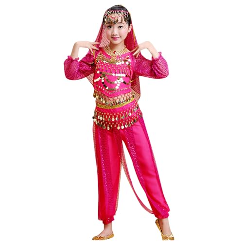 Costume indien danse du ventre fille anti-irritation pour réussir son spectacle