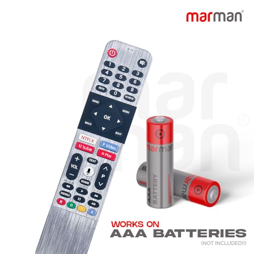 Image of marman Compatible with Skyworth Original Android Tv Remote Suitable for 539C-268920-W010 4K UHD OLED Full HD LED Models X-Series with Voice Command Google Assistant - Pairing Must !