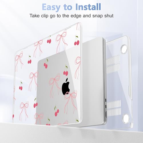 May Chen for MacBook Air 15 inch Case M5 M4 M3 M2 2026 2024-2023, Model A3448 A3241 A3114 A2941, Closes Seamlessly Hard Shell Laptop Cover with Keyboard Cover, Bow by May Chen - Used condition - Image 9