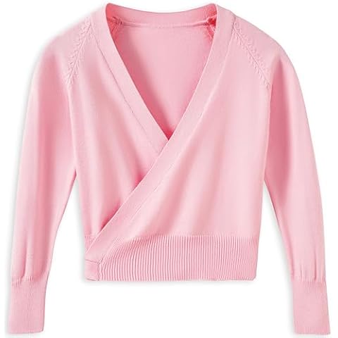 DANSHOW Girls Ballet Crossover Cardigan Cover