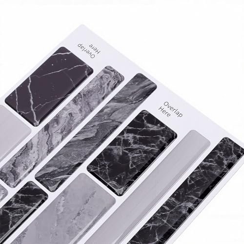 Azulejos de pared autoadhesivos contra salpicaduras Annadue para renovar baño 7