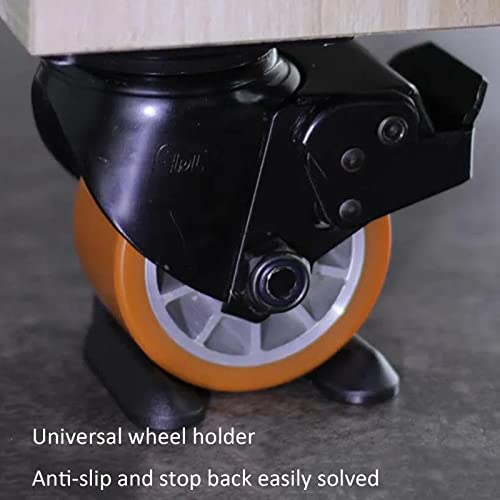 Blocchi di allineamento universali antiscivolo per auto, 8 pezzi, cuscinetti antiscivolo e fermi, blocchi di trazione resistenti per parcheggio sicuro e stabilizzazione