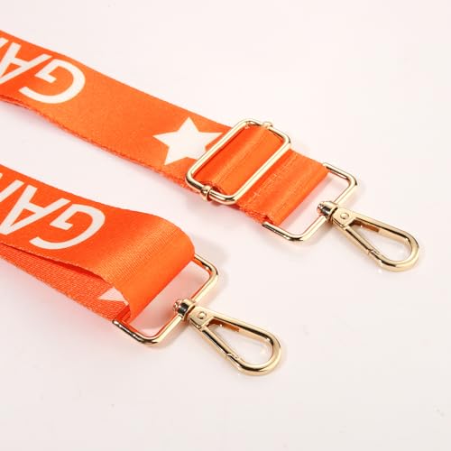 Image of Game Day Purse Strap Replacement Crossbody Wide Shoulder Strap Star Football Strap for Stadium Approved Clear Bag