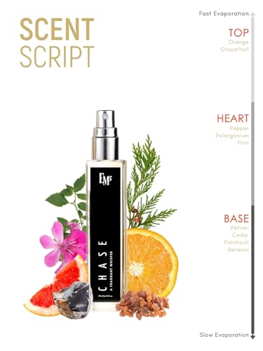 Image of EM5 Chase Perfume for Men | Citrus Woody Spicy Fragrance | Eau de Parfum Spray | Luxury Gift for Him | 15 ml