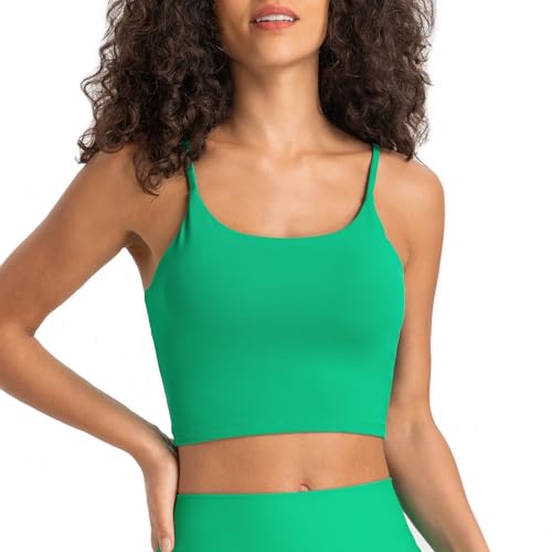 Image of Lemedy Women Padded Sports Bra Fitness Workout Running Shirts Yoga Tank Top