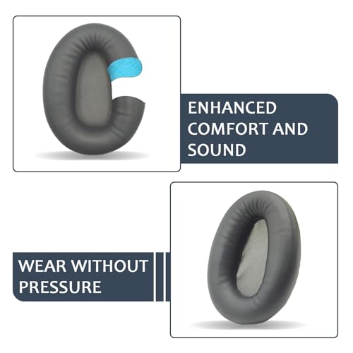 Almohadillas de repuesto para auriculares Sony WH-CH700N, WH-CH710N y WH-CH720N, fundas para orejeras, tapones para auriculares, piezas de reparación (titanio) miniatura 5