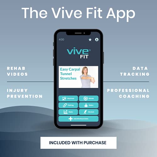 Vive Squeeze Balls For Hand Therapy, Exercise, Arthritis - Grip Strengthener Occupational Equipment For Finger, Wrist, Carpal Tunnel, Pain Relief, Stress - Resistance Strength Squeezing Egg Trainer #TOP1