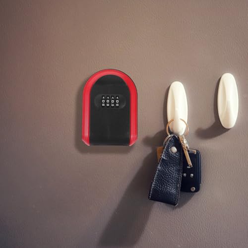 Caja de seguridad para llaves de casa con código reseteable de pared 3