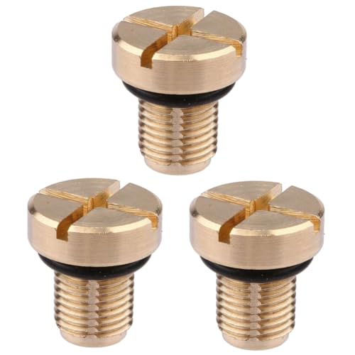 iplusmile 3 Tornillos Para Radiador De Coche Arrancador De Batería Banco De Energía Bomba De Aire Eléctrica Para Carrete Inflable Inflador De Refrigerante Estanque Junta De Peces