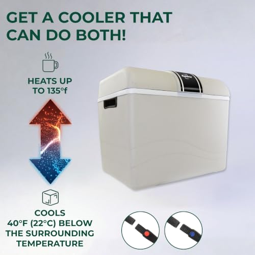 Koolatron 12V Iceless Cooler & Warmer – Portable Electric Cooler/Nevera Portátil Eléctrica for Car Truck Camper Boat, Hard Sided Mini Fridge for Camping Picnic Travel Lunch Food Drinks Office 45 qt by Koolatron - Image 3
