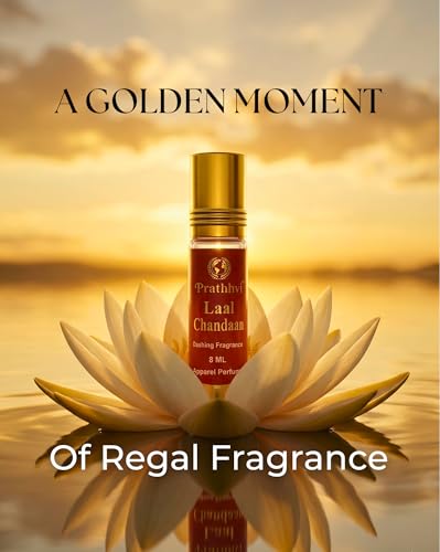 Image of Laal Chandaan Attar Roll-On Perfume Oil 8 ml | Alcohol Free | Long Lasting Rich Fragrance | Men & Women | Pocket Size Travel Friendly Roll On | Daily Wear Fragrance - Pack of 2