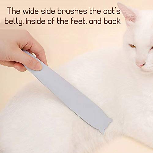 Nishore Escova de gato Pente de gato Escova de cuidado de gato Língua de gato Escova de cuidado de p