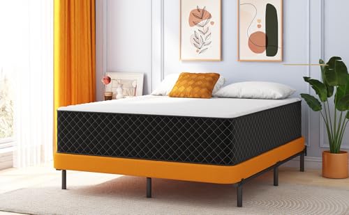 Twin Mattress 12 Inch – Hybrid Memory Foam & Pocket Spring Bed in a Box, Medium Firm, Cooling Comfort & Pressure Relief, 120-Night Trial