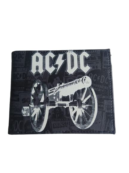 Amazon.com: ACDC Wallet, 3D Genuine Leather, Hand Carved, Leather ...
