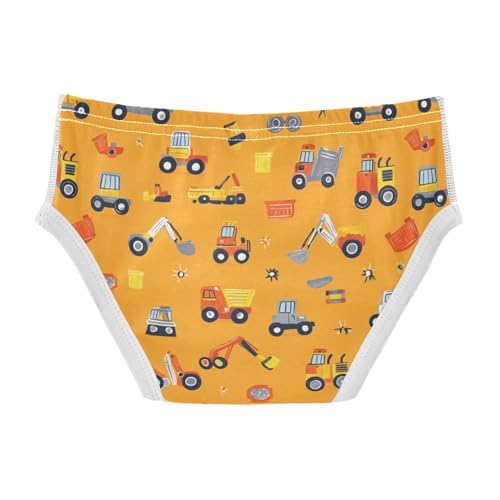Wusikd Construction Truck Boys' Underwear Cotton Boys Briefs Soft Toddler Underwear 2T2