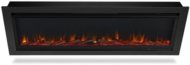 Real Flame 65" Wall- Mount or Recessed Electric Fireplace Insert by Real Flame