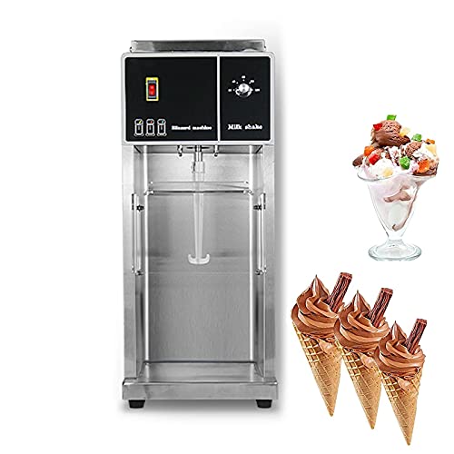 Kommerzielle Eismaschine, Edelstahl Chill Drink Mixer Mixer, Macht Eis, Sorbet, Frozen Yoghurt, 500 W, Energiesparend…