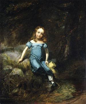 Peinture à l'huile Henry Inman Janet Halleck Drake 1825 grand format 30x36 pouces
