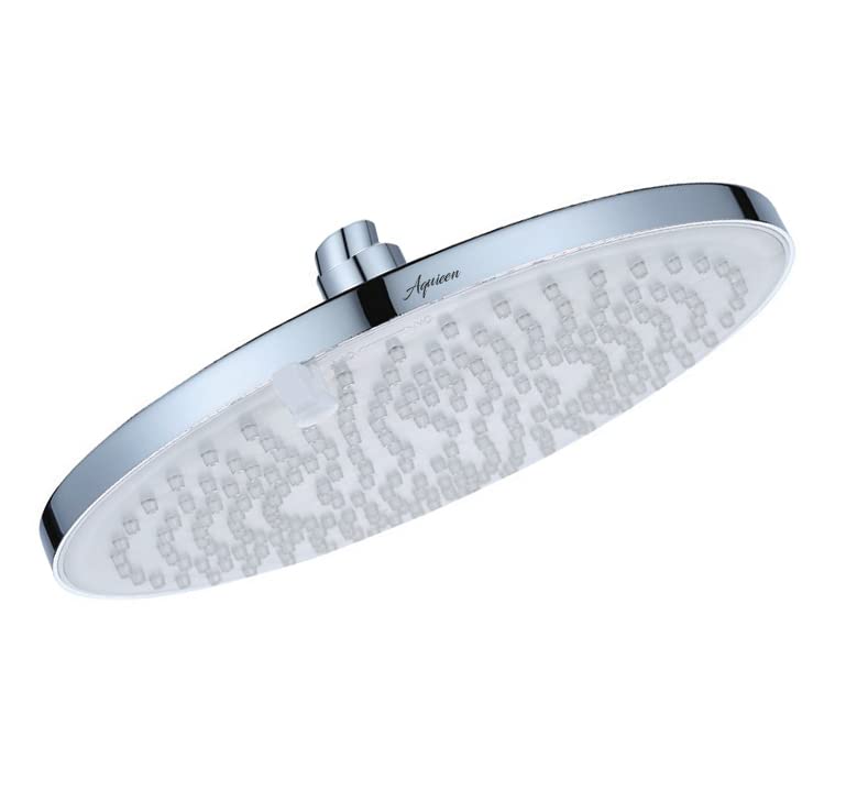 Aquieen 9" Round Removable Face Plate ABS Shower Head with Rub-bit Cleaning Nozzles (Easy Clean) (B0BRGRDZPY) Amazon Price History, Amazon Price Tracker