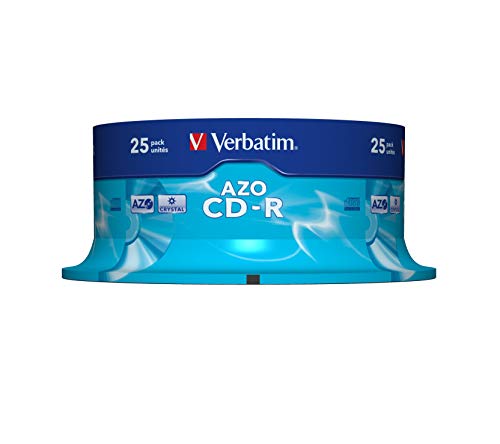 Verbatim CD-R 52x Speed 700MB V�rgenes de CD, 25 Unidades en Spindle