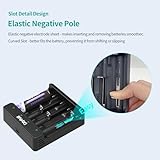 Dlyfull 18650 Battery Charger Rechargeable Batteries Charger for 3.7V Li-ion 26650 21700 16340(123A) 20700 18500 10340 10440 14500 17335 17670 Lithium Battery Charger 5V/2A Fast Charging - Image 5