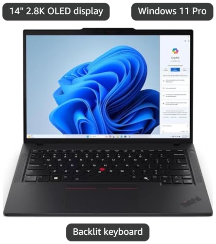 Image of Lenovo Gen 5 ThinkPad P14s Mobile Workstation with 64GB DDR5-5600MHz RAM, 14 inch 2.8K OLED 120Hz Non-Touch Anti-Glare Display, 1TB Gen4 Performance SSD, 5MP RGB IR Camera, and Windows 11 Professional