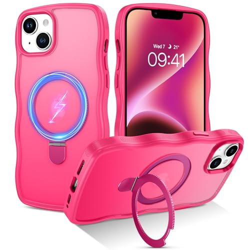 Coque iPhone 14 Plus béquille invisible pour vidéos et Magsafe