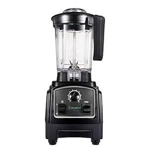 Cleanblend ULTRA: A Low Profile Countertop Blender With A BPA Free 40 oz. Container, A Stainless Steel 8 Blade System and stainless steel drivetrain.