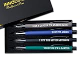 InnoBeta Lawyer Gifts Ballpoint Pen Set of 4, Funny Lawyer Gifts for Men, Office Tools for Lawyer Day, Birthday, Christmas - Best Ever
