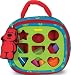 Melissa & Doug Take-Along Shape-Sorter Baby and Toddler Toy (Developmental Toys, For Babies & Toddlers, Great Gift for Girls and Boys - Best for Babies and Toddlers, 9 Month Olds, 1 and 2 Year Olds)