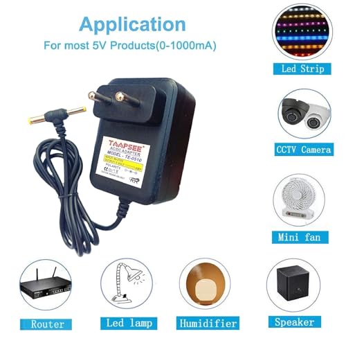 Taapsee-5V-1Amp-25Mm-Pin-for-SettopboxDth-Indigital-DenHathway-Siti-Cable-Stb-Power-Supply-Adapter