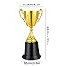 ADLABLD Gold Awards Trophy, Fun Gold Plastic Trophies, Cup Rewards Winning Prize for Sports Tournaments Birthday Party Competitions Spelling Bee