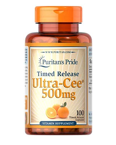 Puritan's Pride Viatmin C (Ultra-CEE) 500 mg, 100 timed Release Capsules