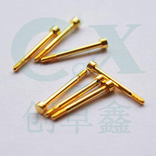 Gimax 2.213.5mm female CNC lathe parts thread head solder PCB pin pogo pin connector