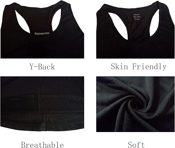 Image of frueo 3 Pack Running Muscle Tank Top for Men Quick Dry Workout Sleeveless Tops Breathable Y-Back Shirts Training Bodybuilding Vests