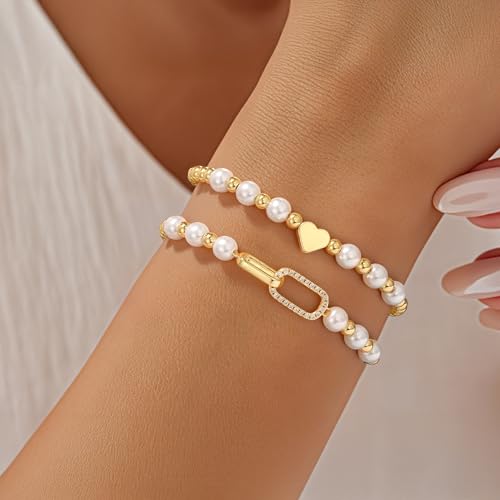  14K Gold Plated Bracelets Set - image 3