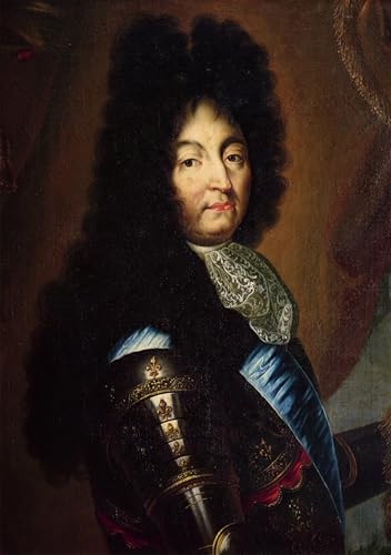 Póster de Luis XIV de Hyacinthe Rigaud de 60x90cm para renovar paredes vacías en la oficina
