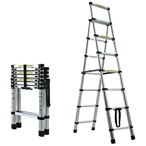Bowose 6+7 Step Ladder Telescoping A-Frame Cover