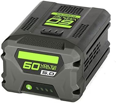 New 60V 5.0Ah Battery for Greenworks Pro 60V 5.0AH Hours Rechargeable Lithium Ion Battery,Compatible with All Power 60V Greenworks Cordless Power Tools