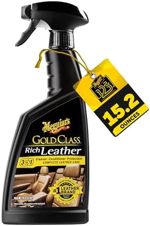 Meguiar's Gold Class Rich Leather Cleaner and Conditioner 3-in-1 ...