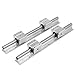 2Pcs 300mm12mm SBR12UU Linear Slide Rail Shaft Bearing Slide Block Industrial Grade Rail Positioning for DIY CNC Mills Lathes