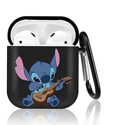 Joysolar For Airpods 1/2 Case Cute Cartoon Cool Kawaii Silicone Cases For Apple Airpod Air Pods 1St And 2Nd Gen Shell Fun Funy Fashion Design Characters Soft Imd Cover For Girls Boys Girly (Violin) #TOP5