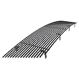 APS Compatible with 1992-2007 Ford Econoline Van Black Billet Grille Grill Insert F85337H