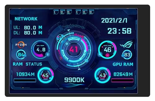 Image of 3.5 inch IPS USB Mini Screen AIDA64 PC CPU RAM HDD Computer Temperature Data Monitor Type-C Display Sub Screen