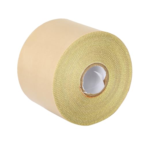Image of SMART PACK Adhesive Teflon Tape Roll For Packaging of Sealing Machine Spare Parts | Adhesive, Heating, Heat Masking, Industrial Coated Glass Tape | 1 Roll 3 INCH X 10M