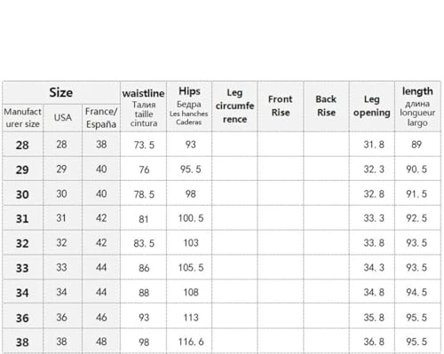 Men's Spring Summer Suit Casual Trousers - Business Classic Straight Ankle-Length Pants Plus Size4