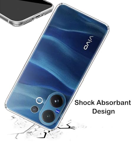 Image of Soft Silicone TPU Flexible Back Cover Compatible with Vivo V60 5G