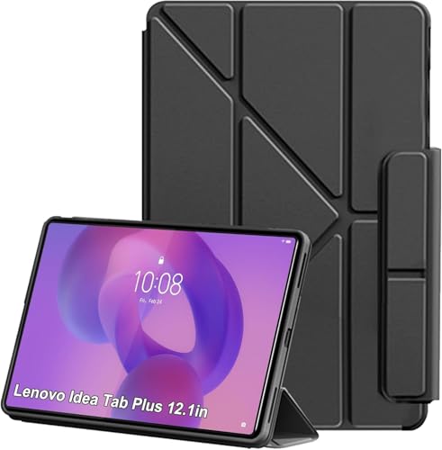 Image of Case for Lenovo idea Tab Plus 12.1 inch 2025 with Vertical Stand Function, Anti-Drop, Shockproof, Protective Cover for Lenovo Idea Tab Plus 12.1 inch - Black