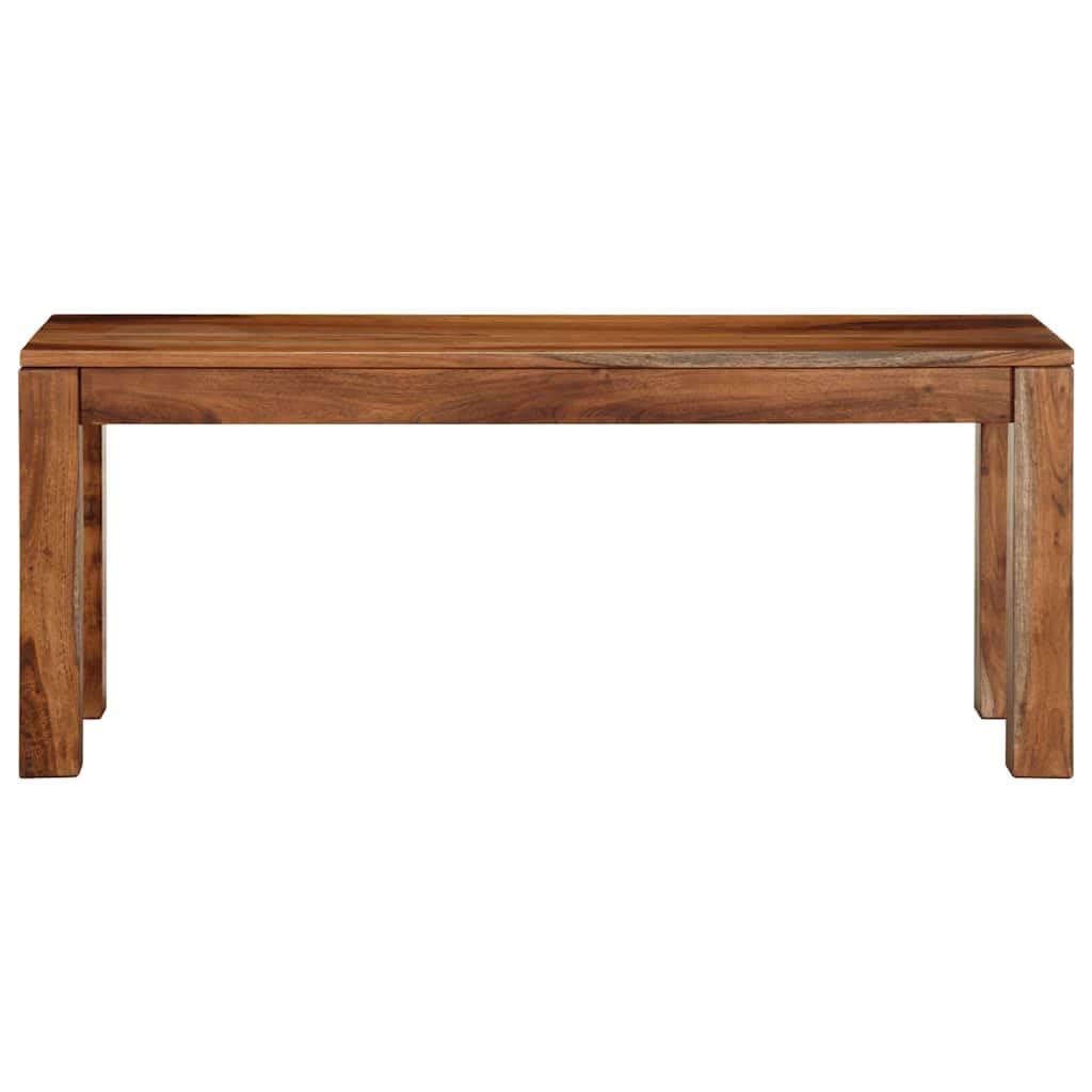 Banco 110 cm Madera maciza de Acacia para Interior y Exterior